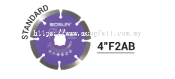 Bosun 4”F2AB Hand-held diamond blades