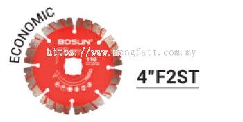 Bosun 4”F2ST Hand-held diamond blades