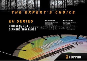 TOPPRO CONCRETE PILE DIAMOND SAW BLADE (EU SERIES)