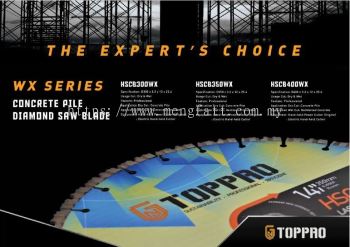 TOPPRO CONCRETE PILE DIAMOND SAW BLADE (WX SERIES)