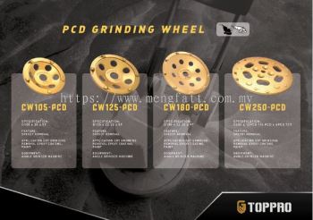 TOPPRO PCD GRINDING WHEEL