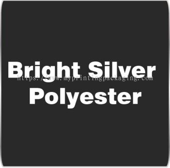 Bright Silver Polyester