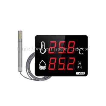 RANKCON - LED Display Laboratory Thermo-Hygrometer with External Air Probe 