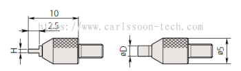 MITUTOYO - Blade Points (Carbide)