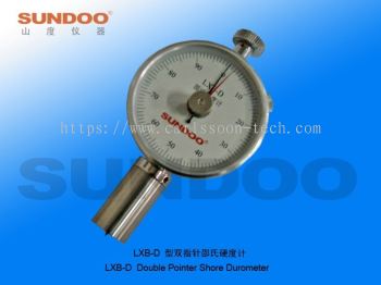SUNDOO - LXB-D Series - Double Pointer/ Stopper - Shore D Durometer
