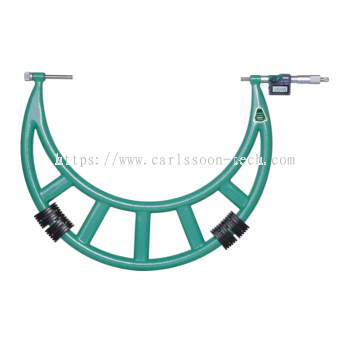 INSIZE - Outside Micrometers with Interchangeable Anvils (3506)