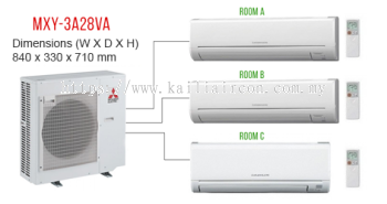 MITSUBISHI MULTI SPLIT INVERTER R410A