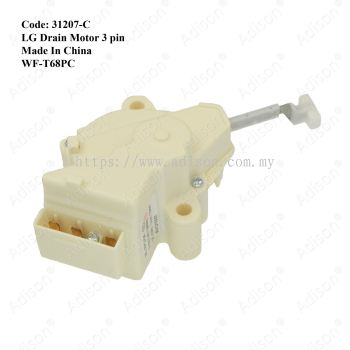  Code: 31207-C LG Drain Motor 3 Pin