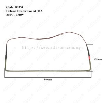 Code: 88354 Defrost Heater 450W For ACMA L:540mm