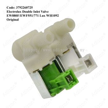 Code: 3792260725 Electrolux Double Inlet Valve