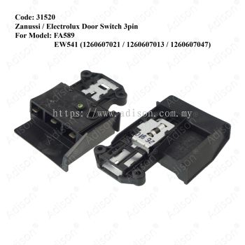 Code: 31520 Zanussi Door Switch 3pin