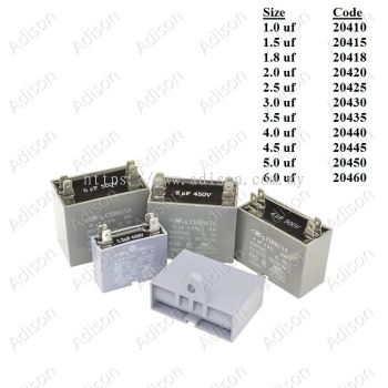 (Out of Stock) Code: 20410 1.0 uf Fan Capacitor 4 Pin Type