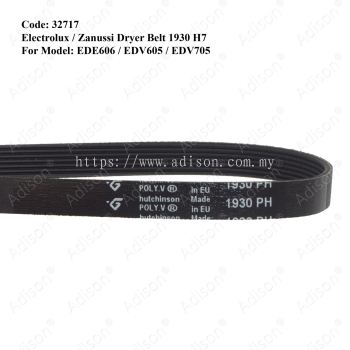 Code: 32717 Rib Belt 1930 H7 for Electrolux Dryer EDV600 / EDE606 / EDV605 / EDV6051 / EDV6552 / EDV7021 / EDV705 / EDV7051 / EDV7522