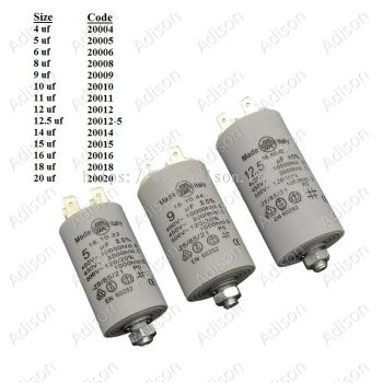 (Out of Stock) Code: 20011 11 uf Washing Machine Capacitor