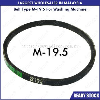 Code: WBM019-5 Belt Type M 19.5 For Panasonic NA-F65B2 / NA-F70B1 / NA-F70B2 / NA-F70B3 / NA-F70H2 / NA-F70S7 / NA-F75B3 / NA-F75H3 / NA-F75S7