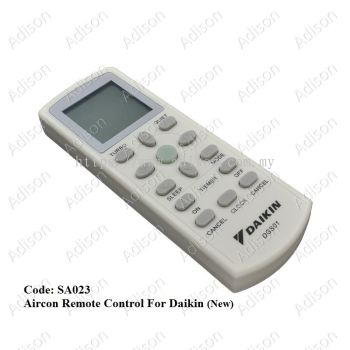 Code: SA023 Air-Con Remote Control Daikin New