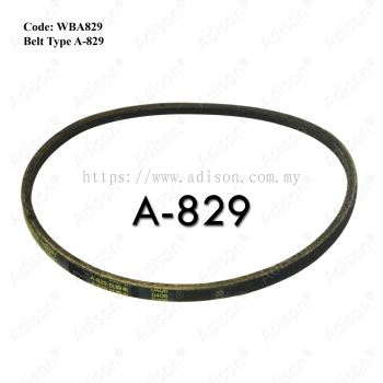 Code: WBA829 Belt Type A-829 