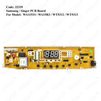 Code: 32339 Samsung / Singer PCB Board For WA1151S / WA15R3 / WT5312 / WT5313