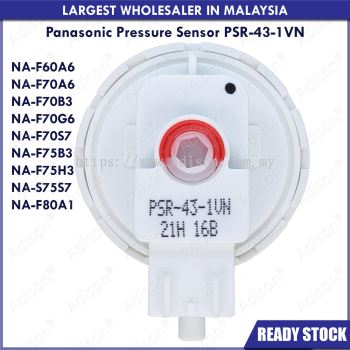 Code: 31743 Panasonic Pressure Sensor PSR-43-1VN For NA-F60A6 / NA-F70A6 / NA-F70B3 / NA-F70G6 / NA-F70S7 / NA-F75B3 / NA-F75H3 / NA-S75S7 / NA-F80A1