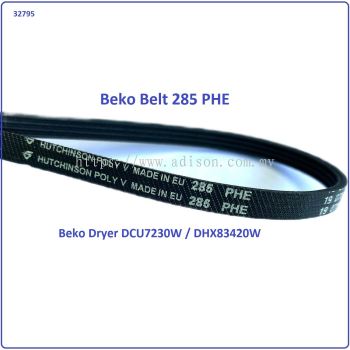 Code: 32795 Beko Dryer DCU7230W / DHX83420W Belt Size 285 PHE