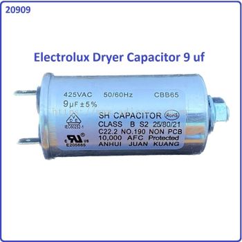 Code: 20909 Electrolux EDV605HQWA / EDV705HQWA 9 uf Dryer capacitor
