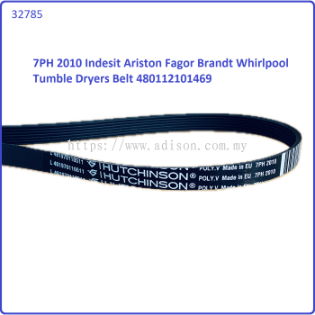 Code: 32785 7PH 2010 Indesit Ariston Fagor Brandt Whirlpool Tumble Dryers Belt 480112101469