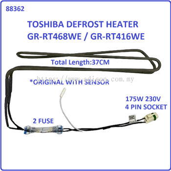 Code: 88362 TOSHIBA GR-RT415WE / GR-RT468WE /  GR-RT416WE / GR-RT465WE REFRIGERATOR ORIGINAL DEFROST