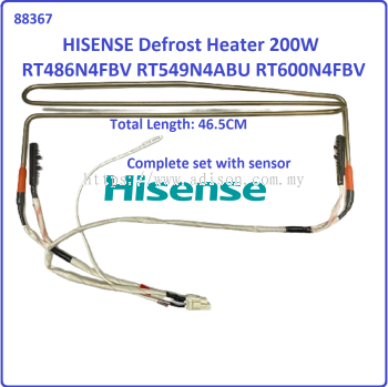 Code: 88367 HISENSE RT486N4FBV RT549N4ABU RT600N4FBV Defrost Heater 200W Original for refrigerator u
