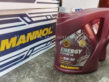 MANNOL ENGINE OIL 5W-30 4L FULLY SYNTHETIC Innovative universal ester-containing premium motor oil for modern gasoline and diesel engines with and without turbocharging, including ��old�� brands and high mileage. Designed based on the requirements of European producers.

Product properties:
- Ester technology and a synthetic base with an expanded range of viscous-temperature properties ensures efficient engine operation in all operating modes: during cold start, in urban mode, in highway mode, as well as under increased load (when driving on impassable roads, uphill, on the move with trailer, maximum load) and at high ambient temperatures:
- Great for active driving and does not lose its properties when using fuel of variable quality (with sulfur content up to 500 ppm) due to the large reserve of alkaline number (TBN);
- Synthetic ester-containing base combined with a modern additive package preserves engine power parameters throughout the entire interval between replacements;
- The ester oil components provide excellent anti-wear and anti-friction properties due to the exceptional strength of the oil film, which, combined with excellent pumpability, significantly increases engine life even in "start-stop" driving modes and during cold start;
- Due to its excellent washing and dispersing properties and the highest thermal oxidative stability, it effectively fights against all types of deposits and keeps engine parts clean throughout the entire interval between replacements;
- It is applied in engines with the extended interval of replacement of oil (Long Life) and ordinary;
- Applicable to 4T wet clutch motorcycle engines.

Designed for gasoline and diesel engines in a wide fleet of cars (cars, light utility vehicles, vans and light trucks) of European and other manufacturers.
Recommended for use in the engines of Daimler, VW, Opel, GM, Renault vehicles imposing additional requirements for engine oils (according to the above specifications).