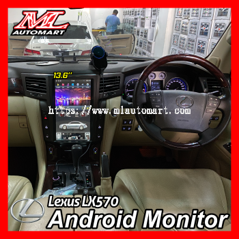 Lexus LX570 J200 Vertical Style Android Monitor (13.6")