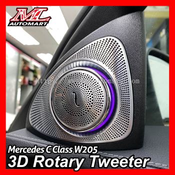 Mercedes Benz C Class W205 Ambient Light : Burmester 3D Rotary Tweeter