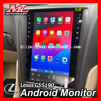 *NEW Lexus GS S190 Vertical Style Android Monitor (11.8")