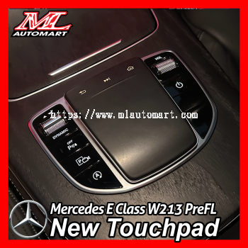 Mercedes Benz E Class W213 Genuine New MBUX Touchpad with Oak Wood Center Console