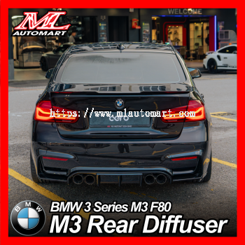 BMW 3 Series M3 F80 : M3 Rear Diffuser