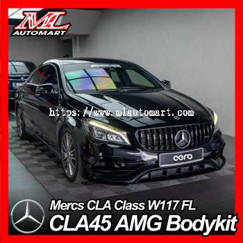 Mercedes Benz CLA Class W117 Facelift to CLA45 Bodykit