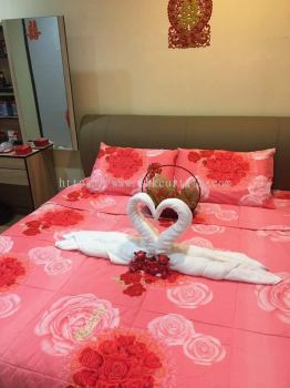 Customize 100 % Cotton Wedding bedsheet