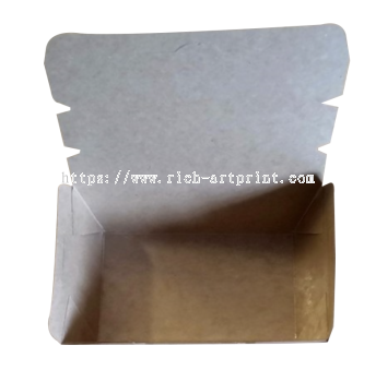 Extra small lunch box-Kraft (Non Compartment)