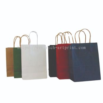 Paper Bag Red/White/Brown/Blue/Black/Green (10PC/LOT)
