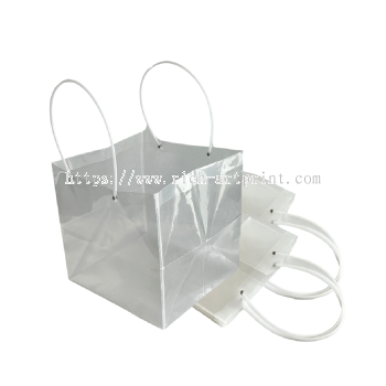 PVC Clear Bag SQ - M/L (10PC/LOT) - Rich Art Print & Pack Sdn Bhd