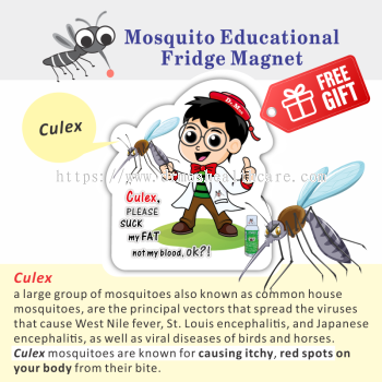 Mosquito Educational Fridge Magnet