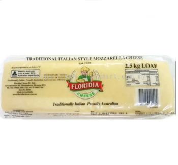 Floridia Mozarella Cheese Block (2.5kg)