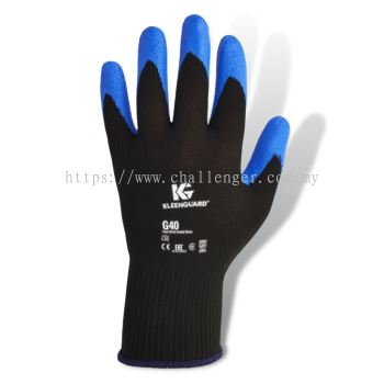 KLEENGUARD™  G40 Blue Nitrile Foam Coated Gloves (40225 / 40226 / 40227)