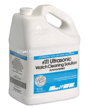#111 Ultrasonic Waterless Ammoniated Watch Cleaning Solution