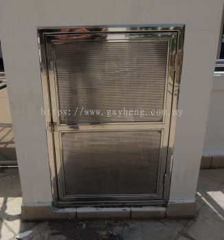 Stainless Steel Rubbish Door 白钢垃圾门