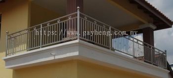 Stainless Steel Balcony Railing 白钢天台栏杆