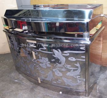 Stainless Steel Aquarium Cabinet & Top Cover 白钢鱼缸橱&顶盖