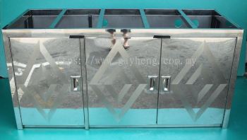 Stainless Steel Aquarium Cabinet  白钢鱼缸橱