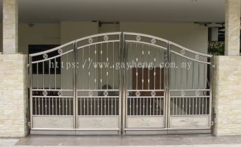 Stainless Steel Bifold Gate  白钢篱笆4叶折门