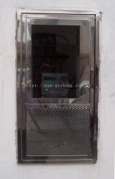 Stainless Steel Electric Meter Door  白钢电表门