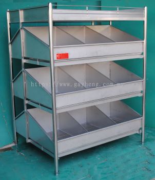 Stainless Steel Anchovies Display Rack 白钢江鱼仔展示架